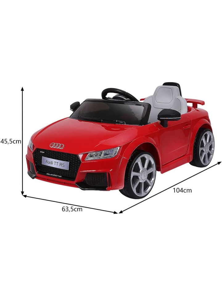 COSTWAY 12V Audi Elektroauto von 3-8 Jahren in Rot günstig kaufen 105 cm