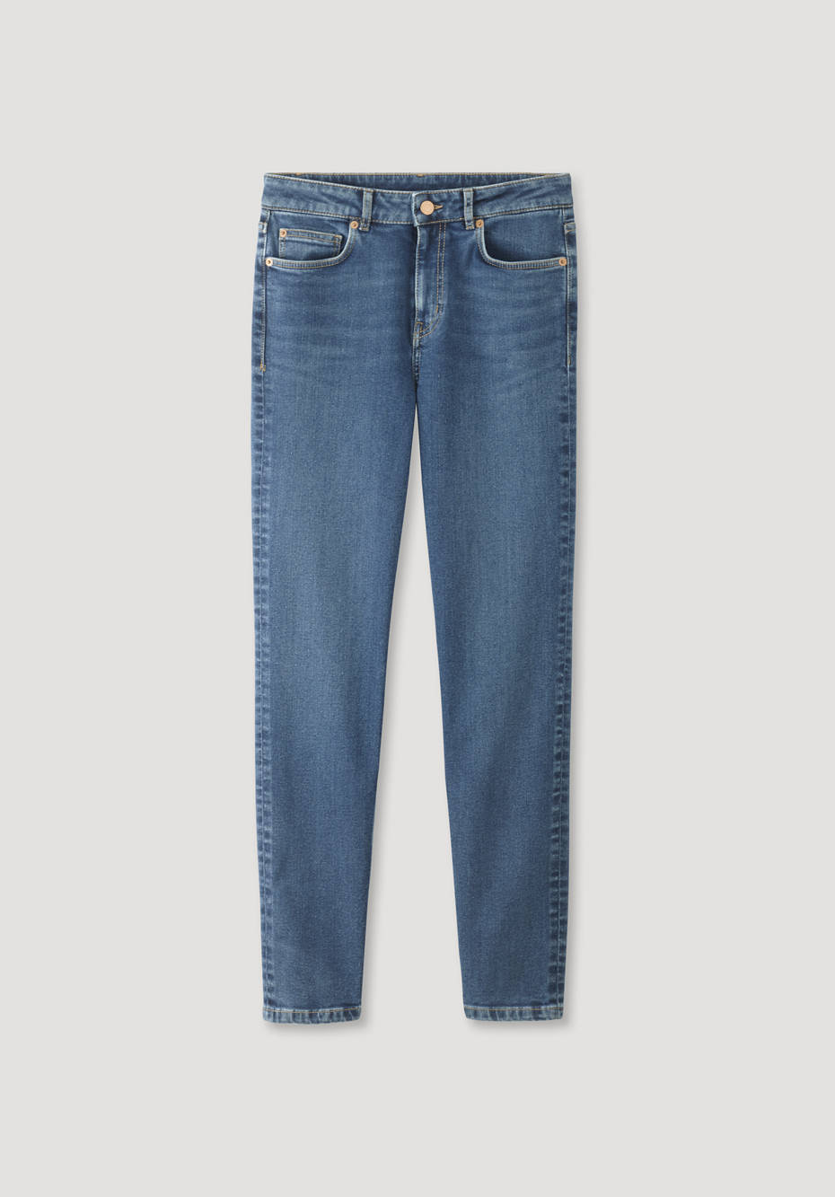 BetterRecycling Jeans High Rise Slim Fit aus Bio-Denim