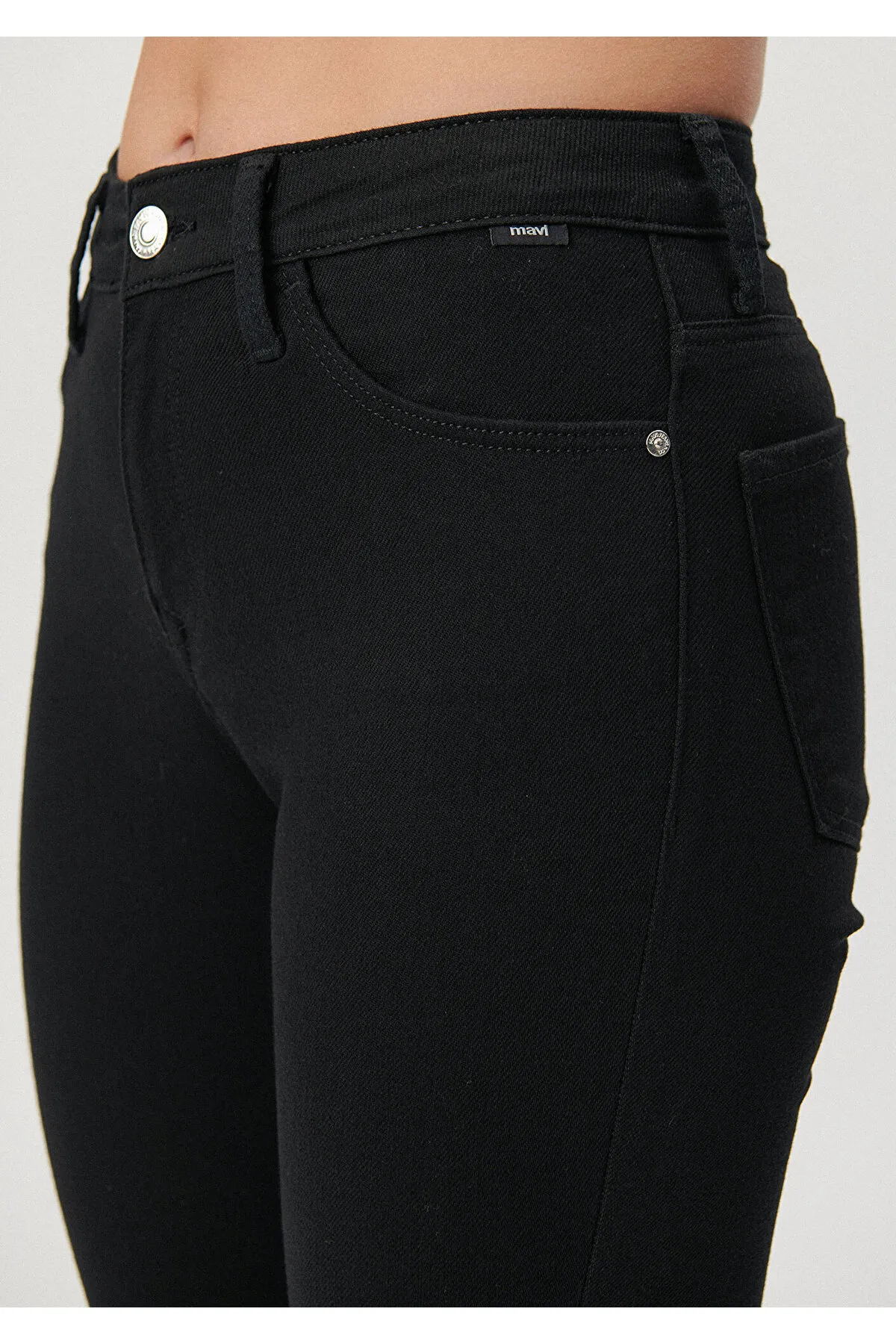 Mavi  Tess M Girly Jet Black Jeanshose 100328-35252
