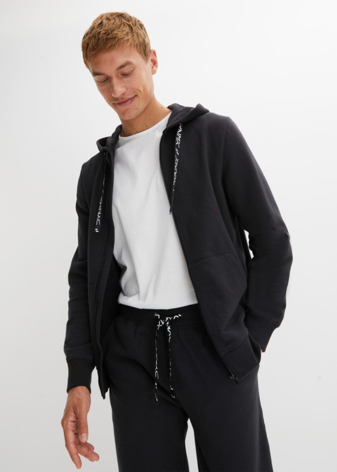 Sweatjacke mit sportlichen Details