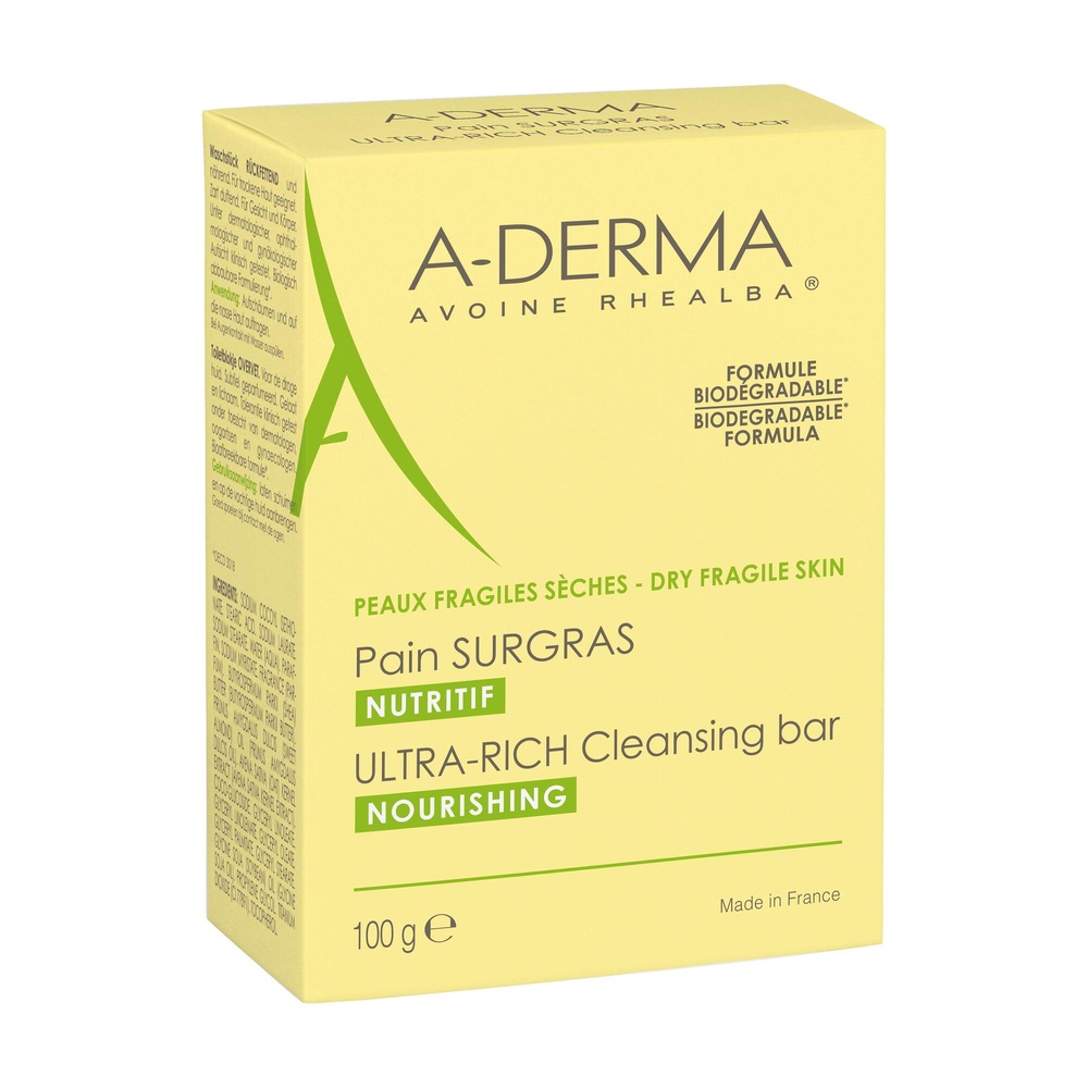 A-Derma Les indispensables Pain surgras 100g Pain surgras
