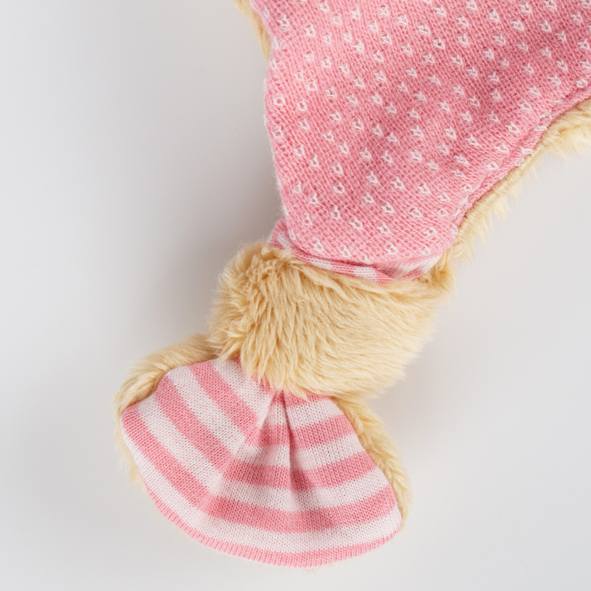Namensschnuffeltuch Hase rosa