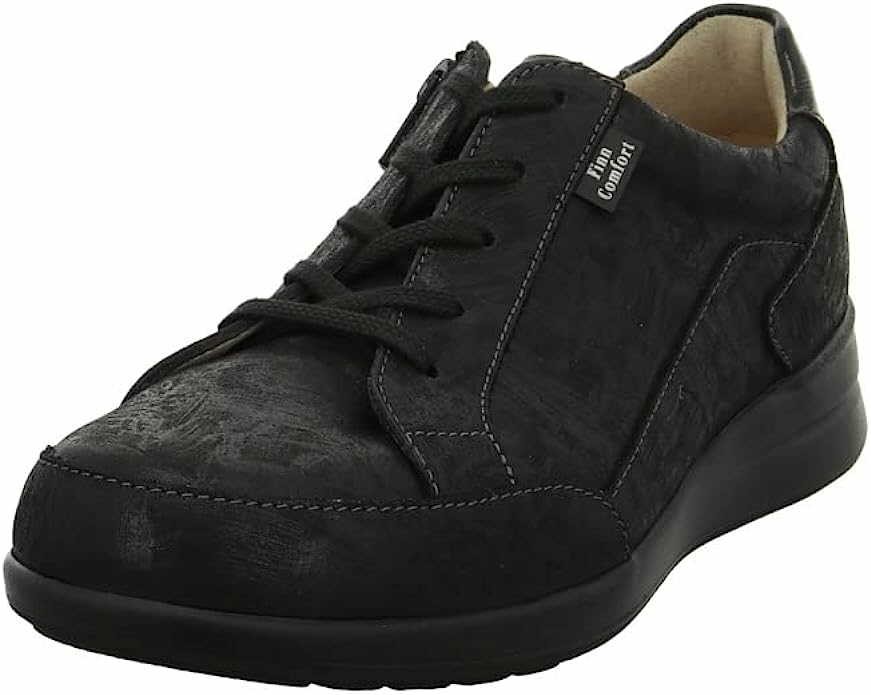 FINN COMFORT Komfort Schnürer schwarz