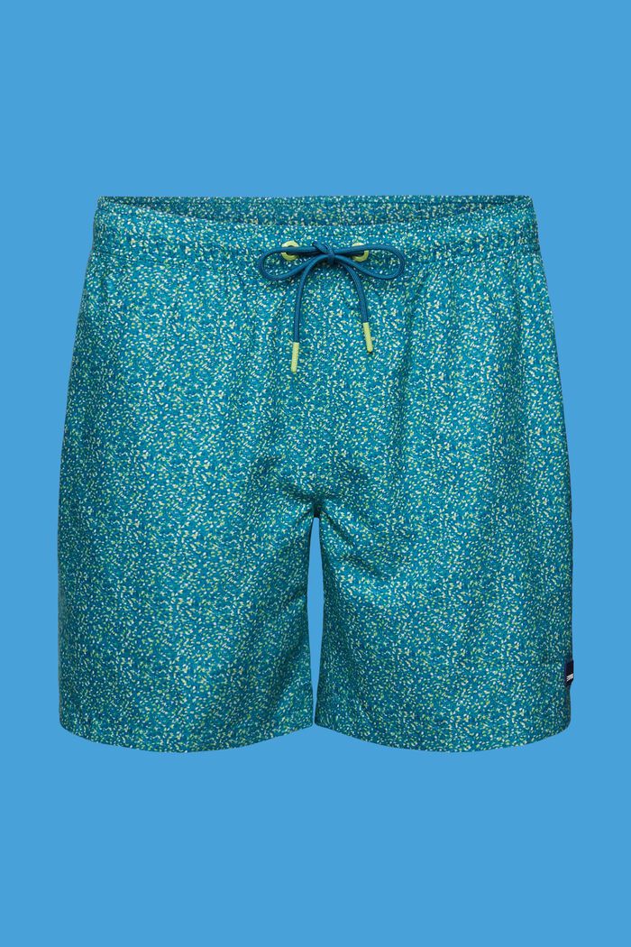 Badeshorts mit Allover-Muster
