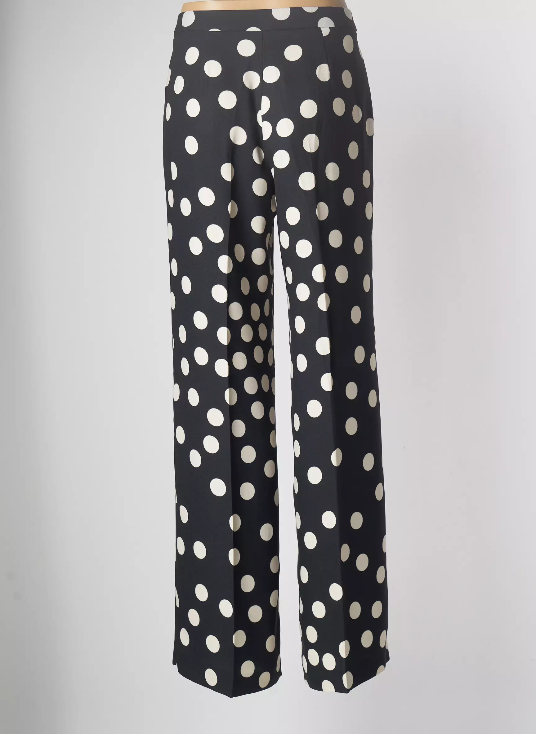 Caractere Pantalons Droits Femme couleur noir