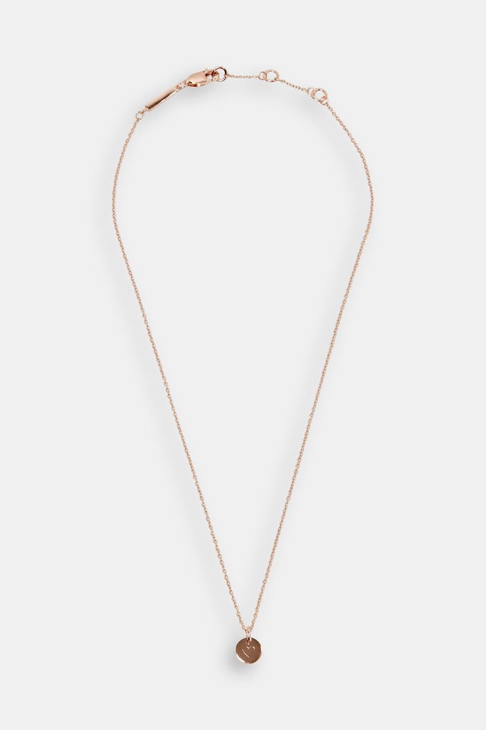 Kette mit graviertem Anhänger, Sterlingsilber