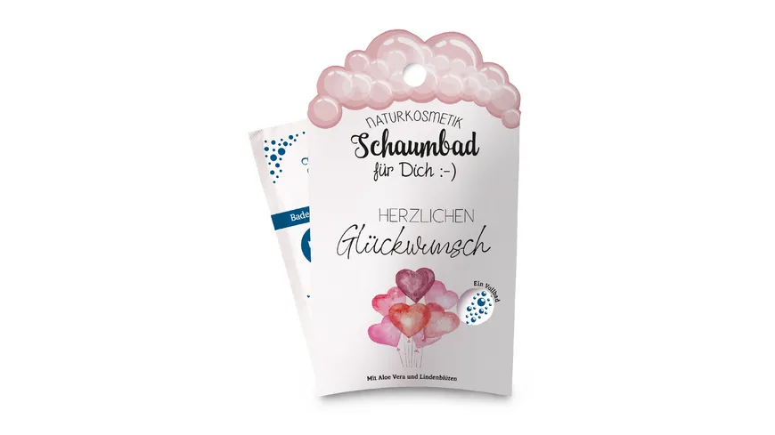Geschenk für Dich Schaumbad Herzlichen Glückwunsch 40 ml