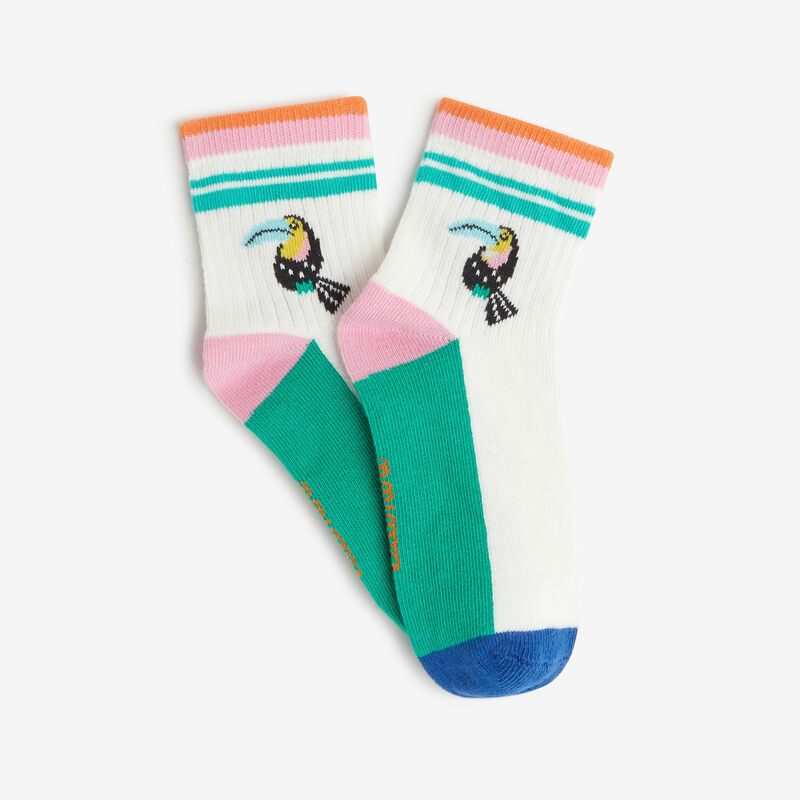 Chaussettes fille perroquet blanches Catimini