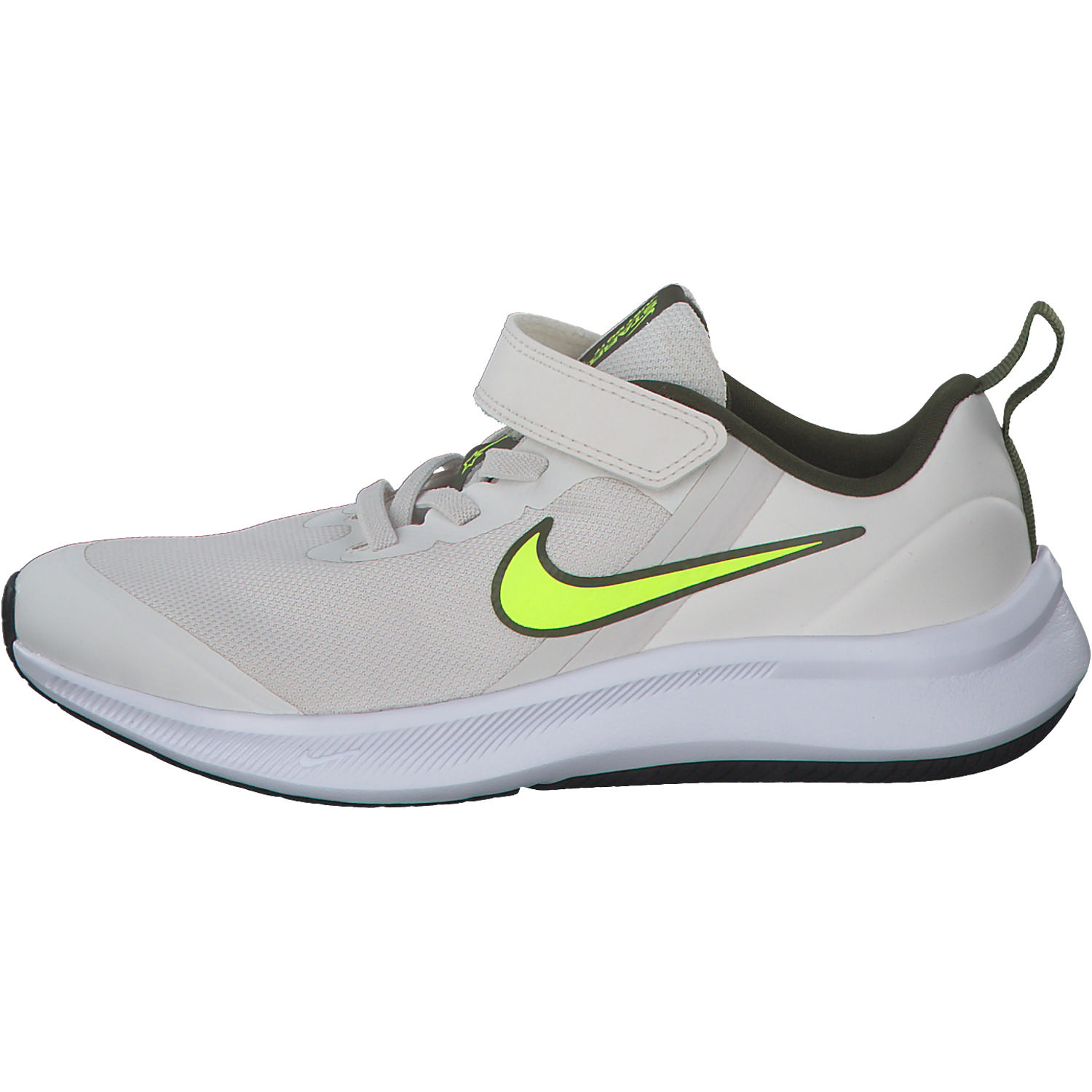 Nike Star Runner 3 DA2777 M, Sneakers Low, Kinder, phantom/volt-rough green-white