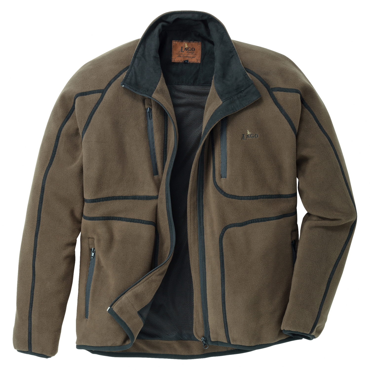 il Lago Prestige Herren Fleecejacke Shawk