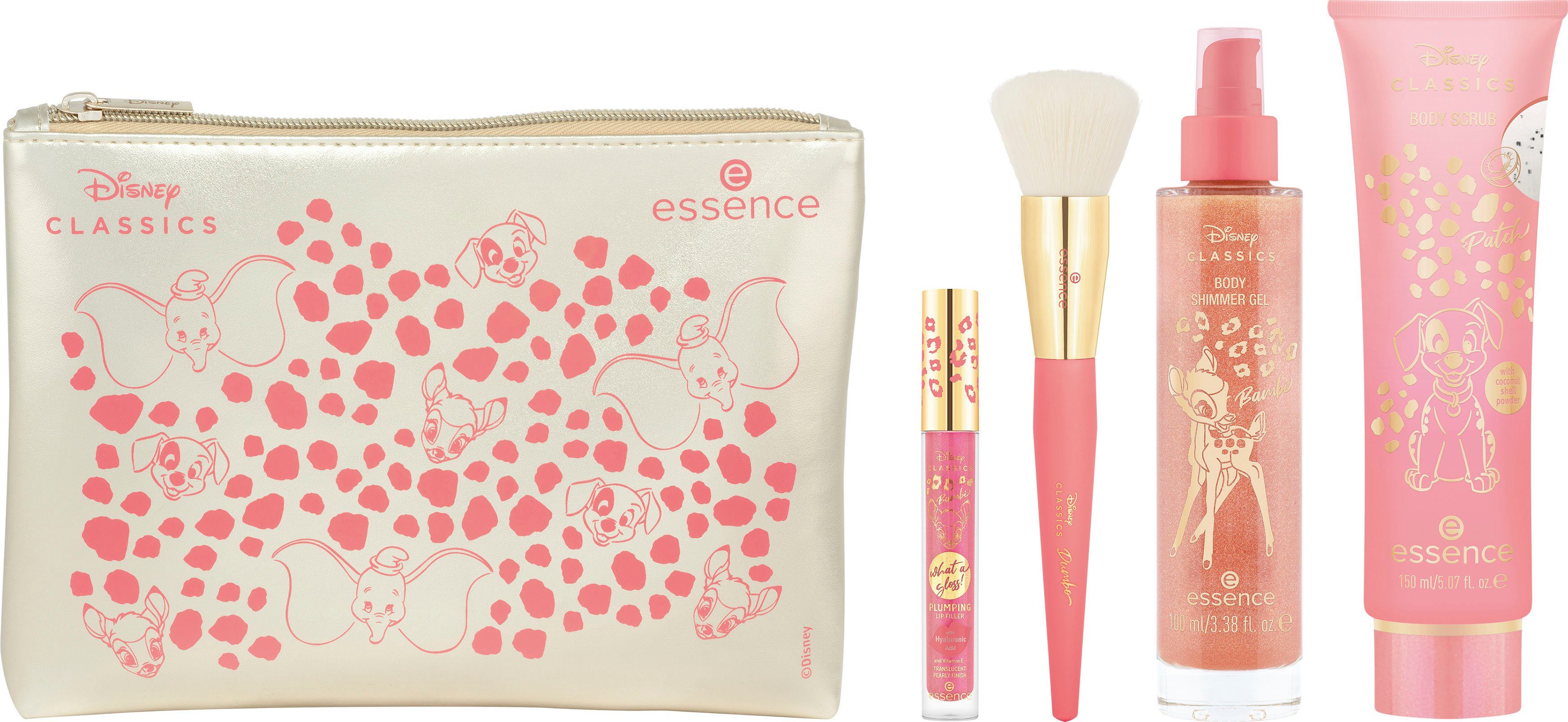 Essence Pflege-Geschenkset  Classics face & body set, 4-tlg.