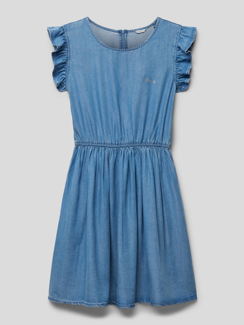 Jeanskleid aus Lyocell-Viskose-Mix in blau