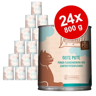 Sparpaket MjAMjAM purer Fleischgenuss 24 x 800 g
