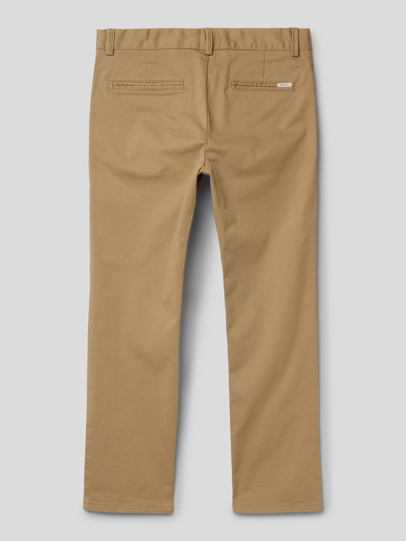 Chino mit Eingrifftaschen in beige