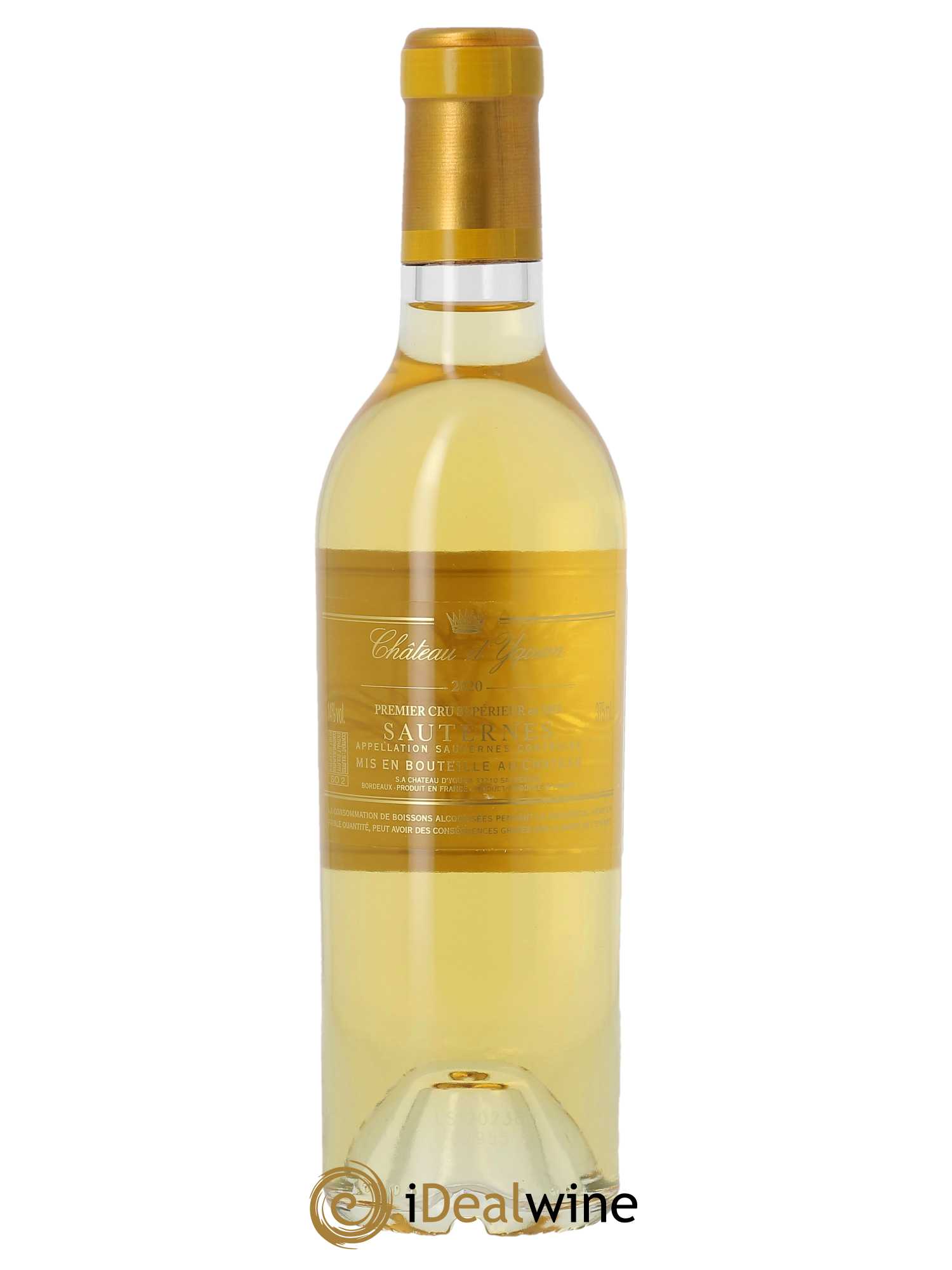 Château d'Yquem 1er Cru Classé Supérieur  2020 - Lot de 1 Demi-bouteille