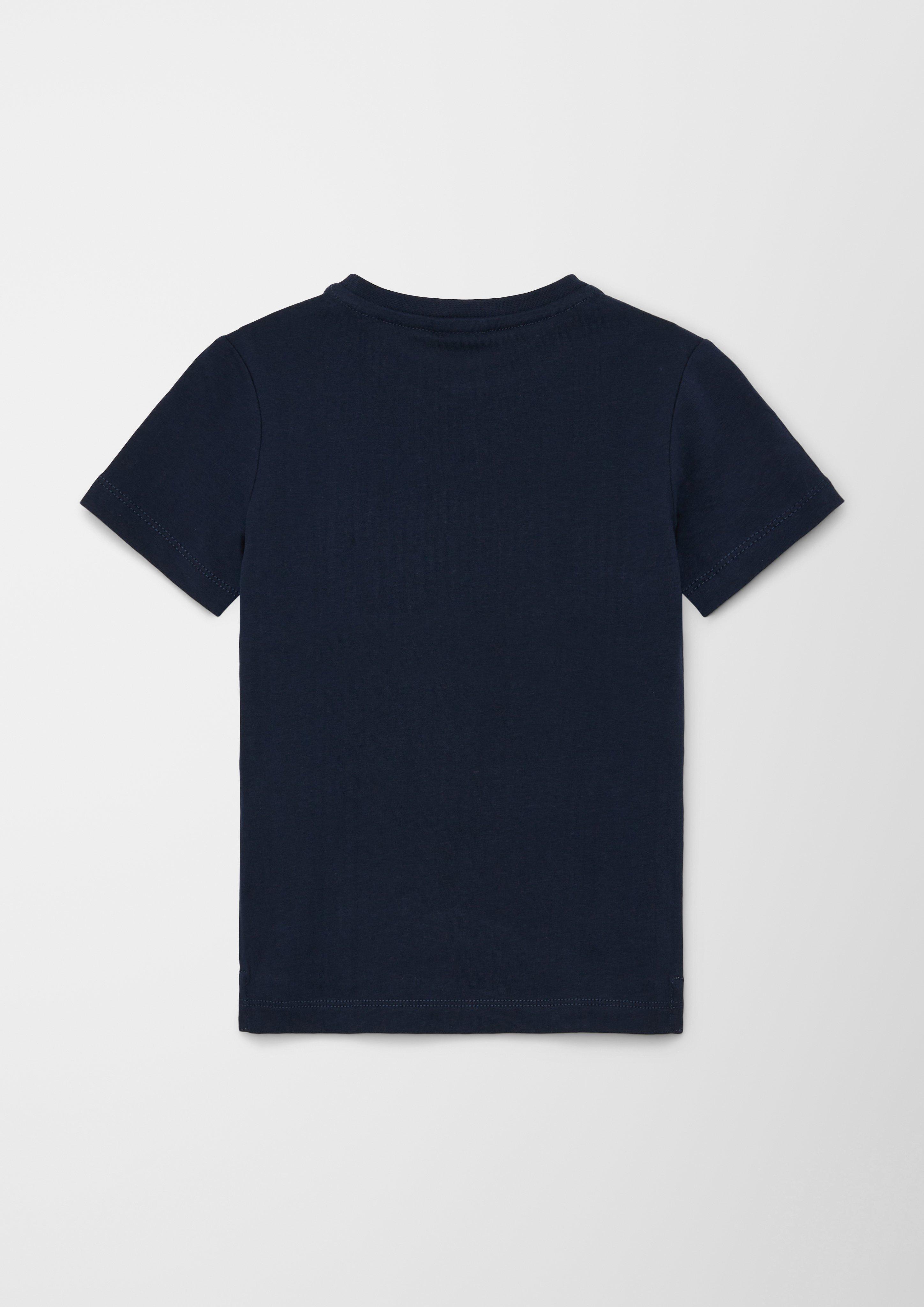 T-Shirt mit gummiertem Print  2127489-5952
