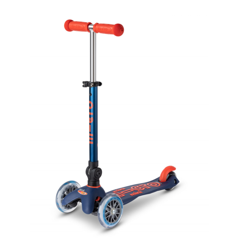 Trottinette 3 roues pliable – Mini Micro Deluxe Pliable Bleu Marine