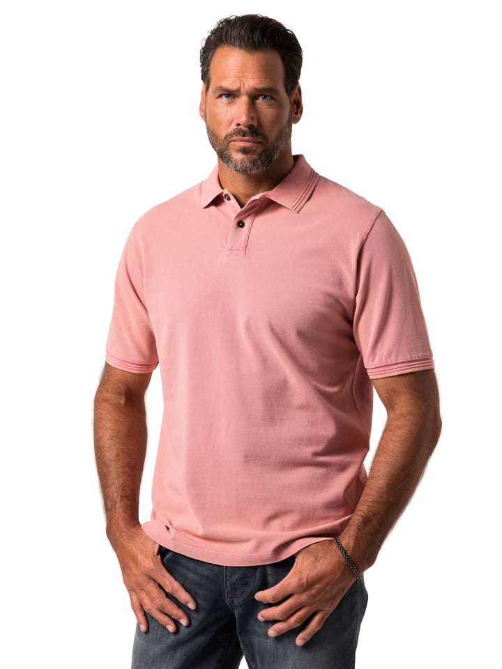 JP1880 Poloshirt in dunkles apricot günstig kaufen