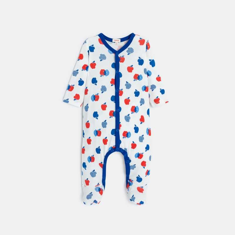 Pyjama bébé garçon à motifs fruités beige Catimini