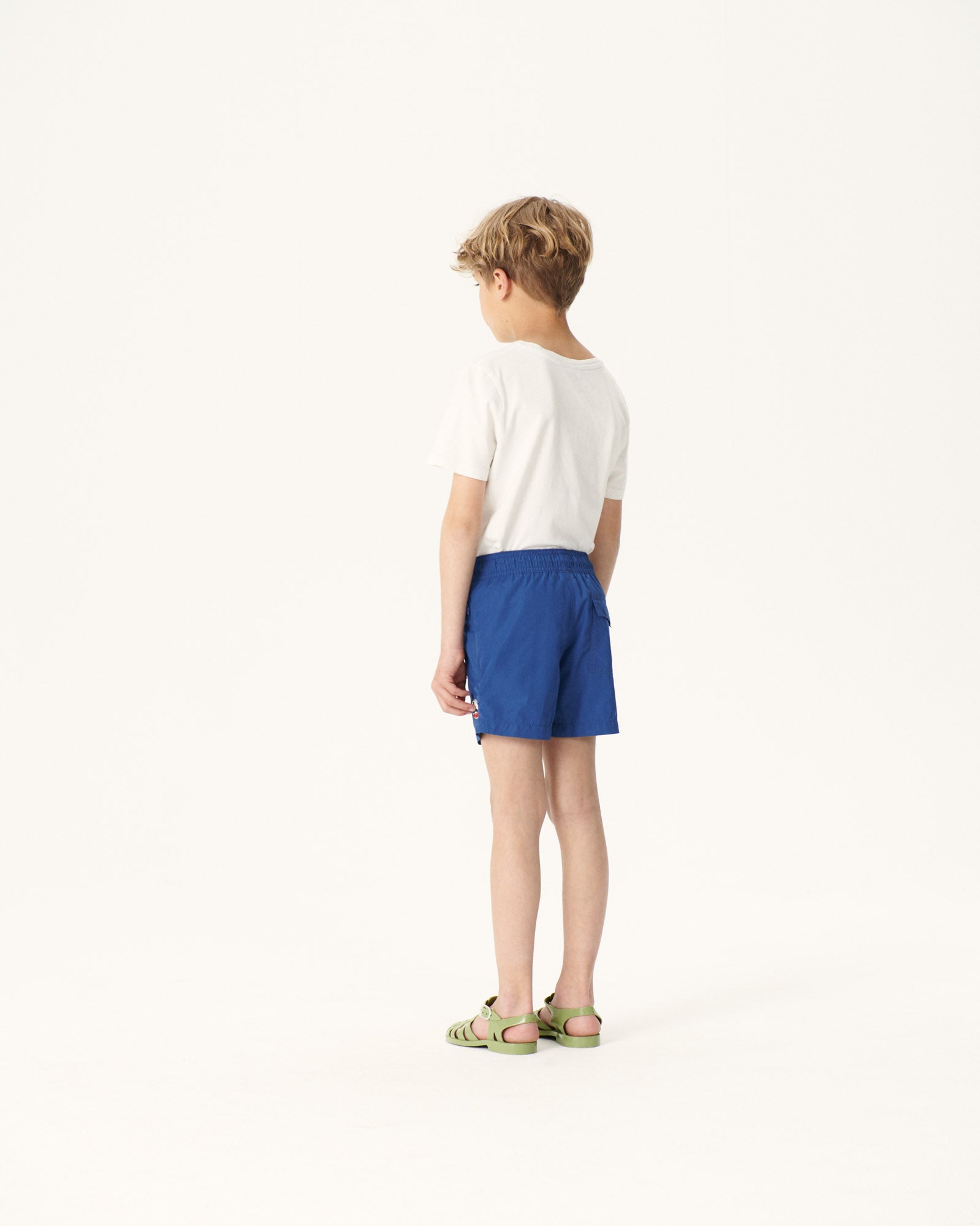 Short de bain Dark denim enfant Cassis