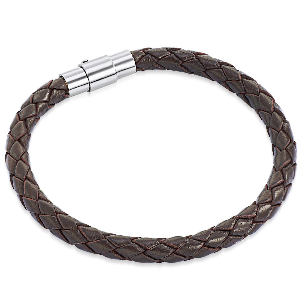 Rafaela Donata Bracelet cuir nappa Cuir véritable en Marron Bracelet