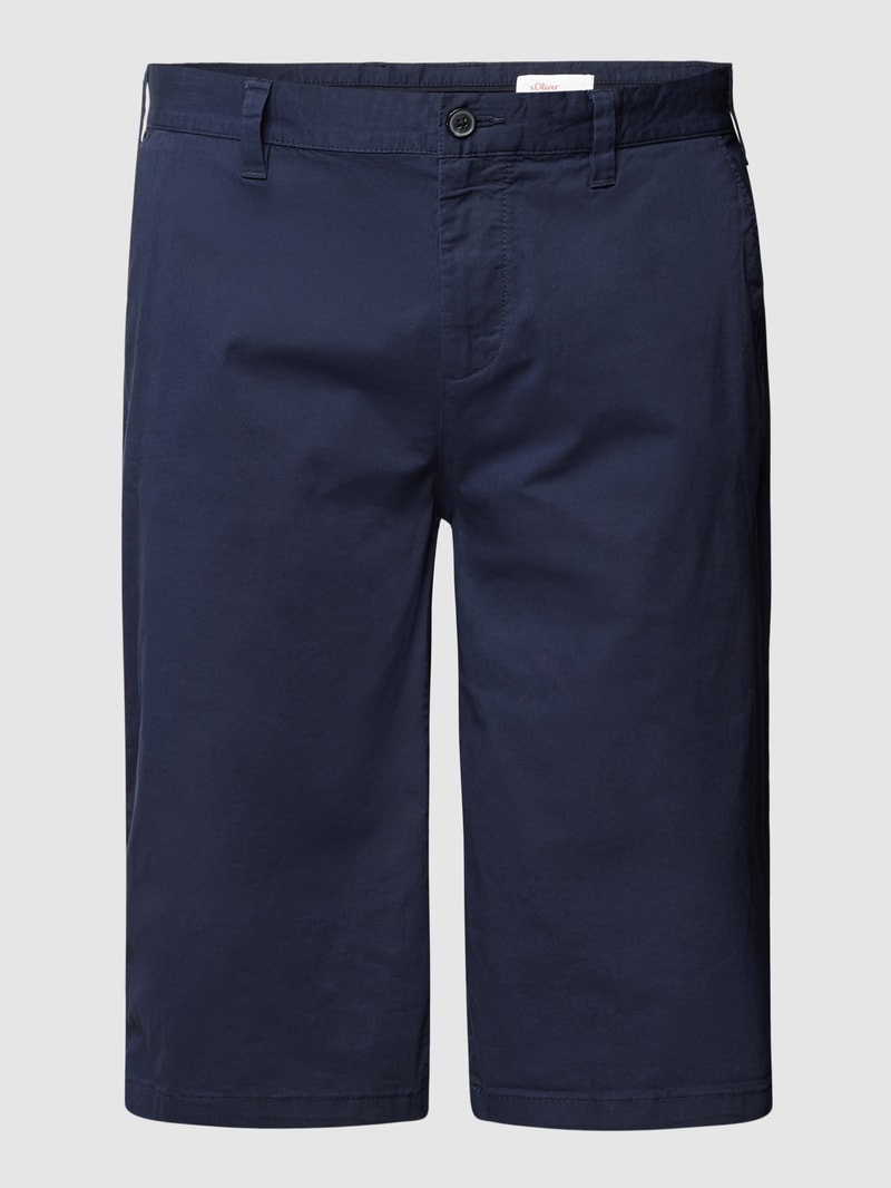 PLUS SIZE Chino-Shorts mit Gesäßtaschen in marineblau