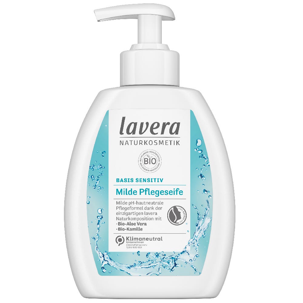 Lavera Basis Sensitiv Milde Pflegeseife 250 ml
