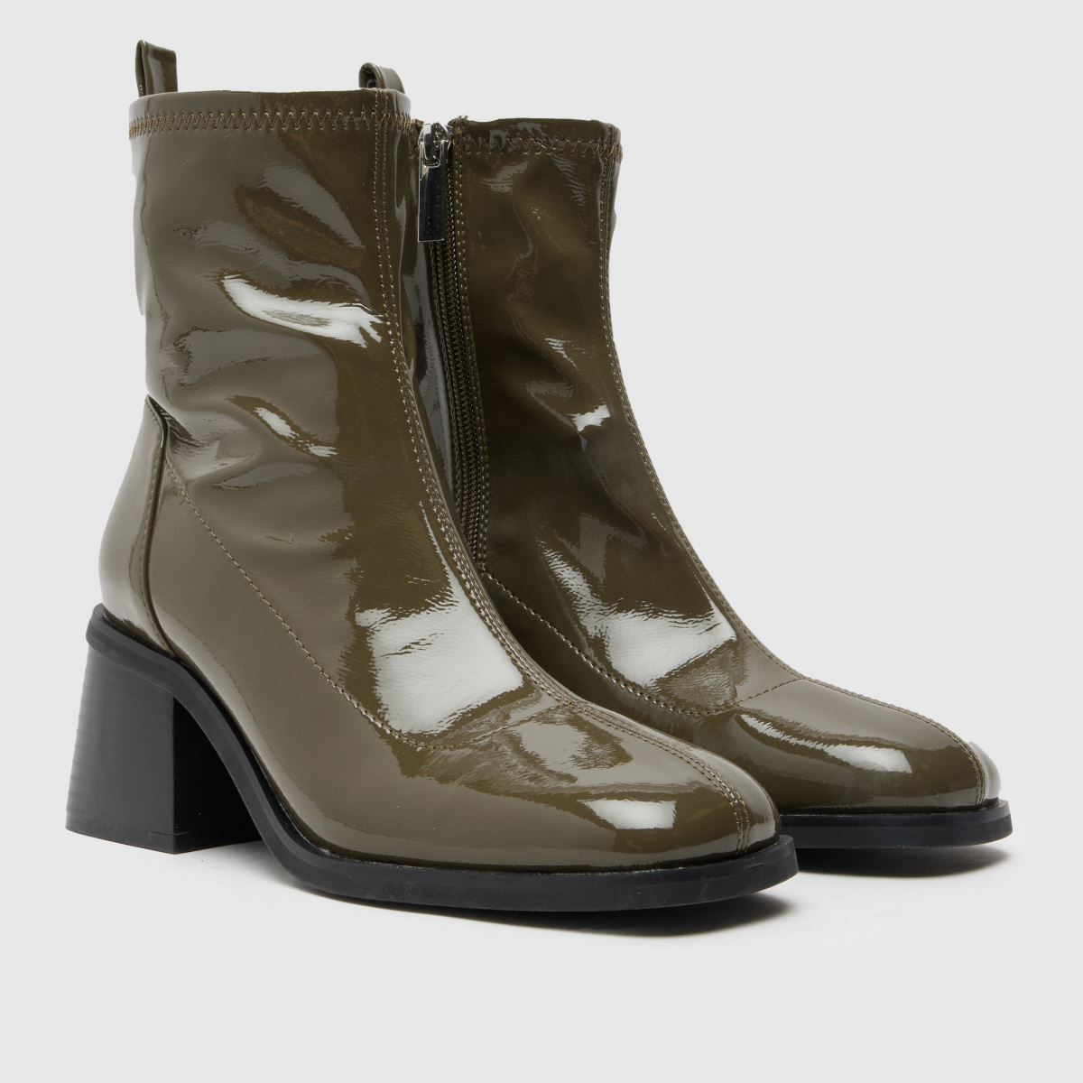 Schuh Briony ankelboots i khakifärg