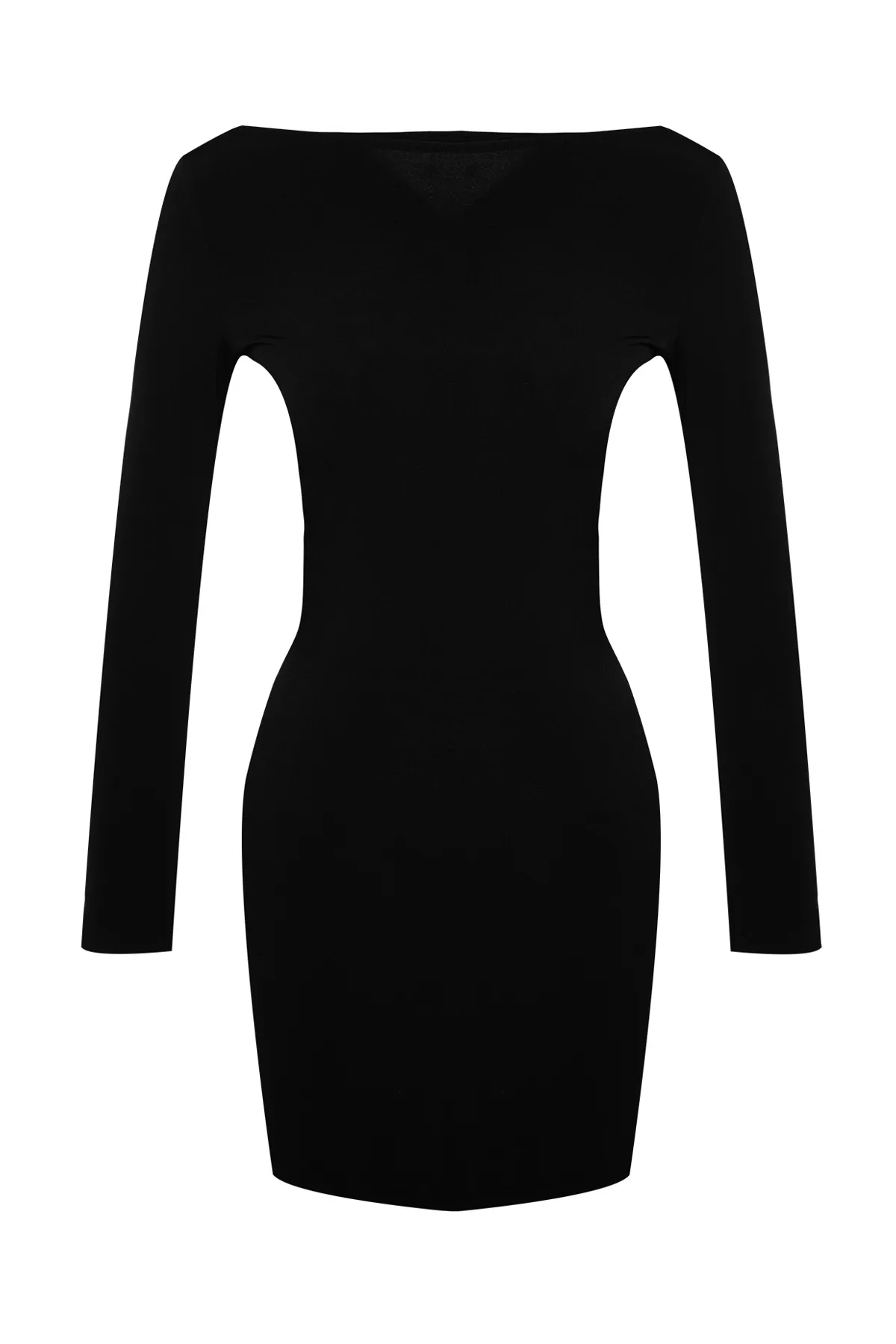 Trendyol Collection  Schwarzes, wendbares, elegantes Abendkleid TPRAW24EL00059