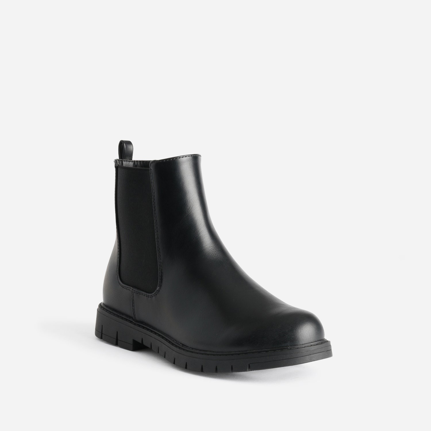 Chelsea boots BUGGY noir à semelle crantée
