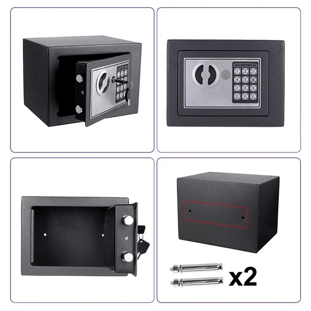 Tidyard Tresor Elektronischer Digitale Tastaturschloss Safe Sicherheitsbox