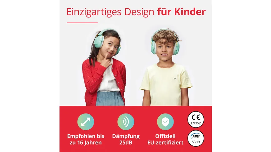 ALPINE Gehörschutz MUFFY KIDS mint