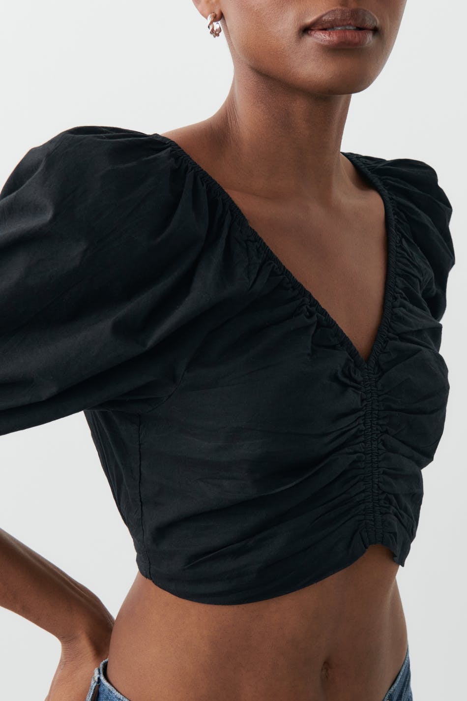 Puff sleeve blouse