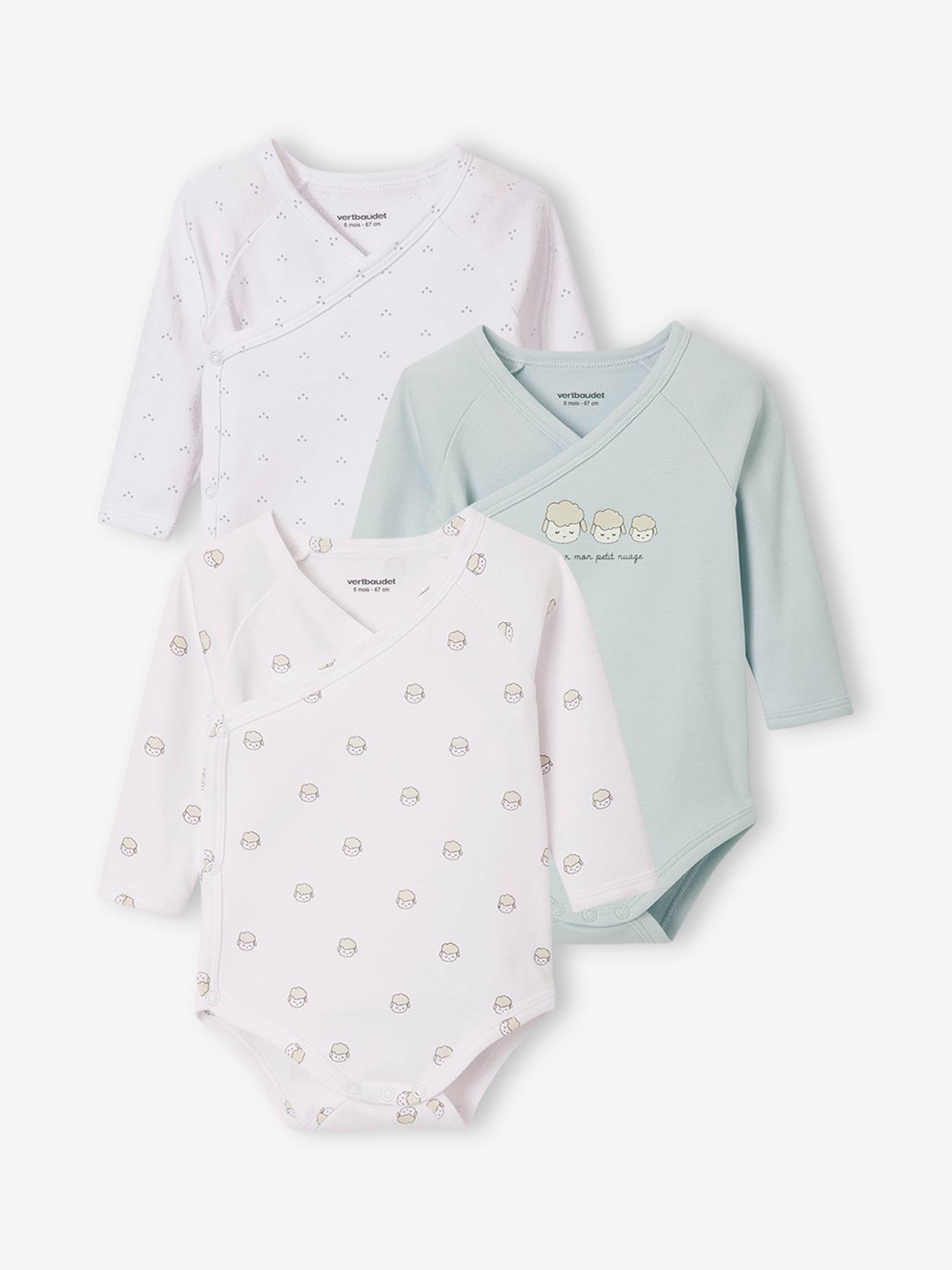 Lot de 3 bodies 