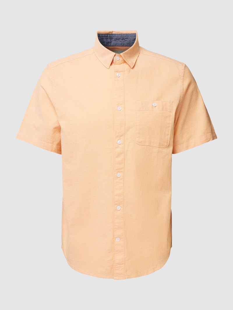 Freizeithemd mit Brusttasche in orange