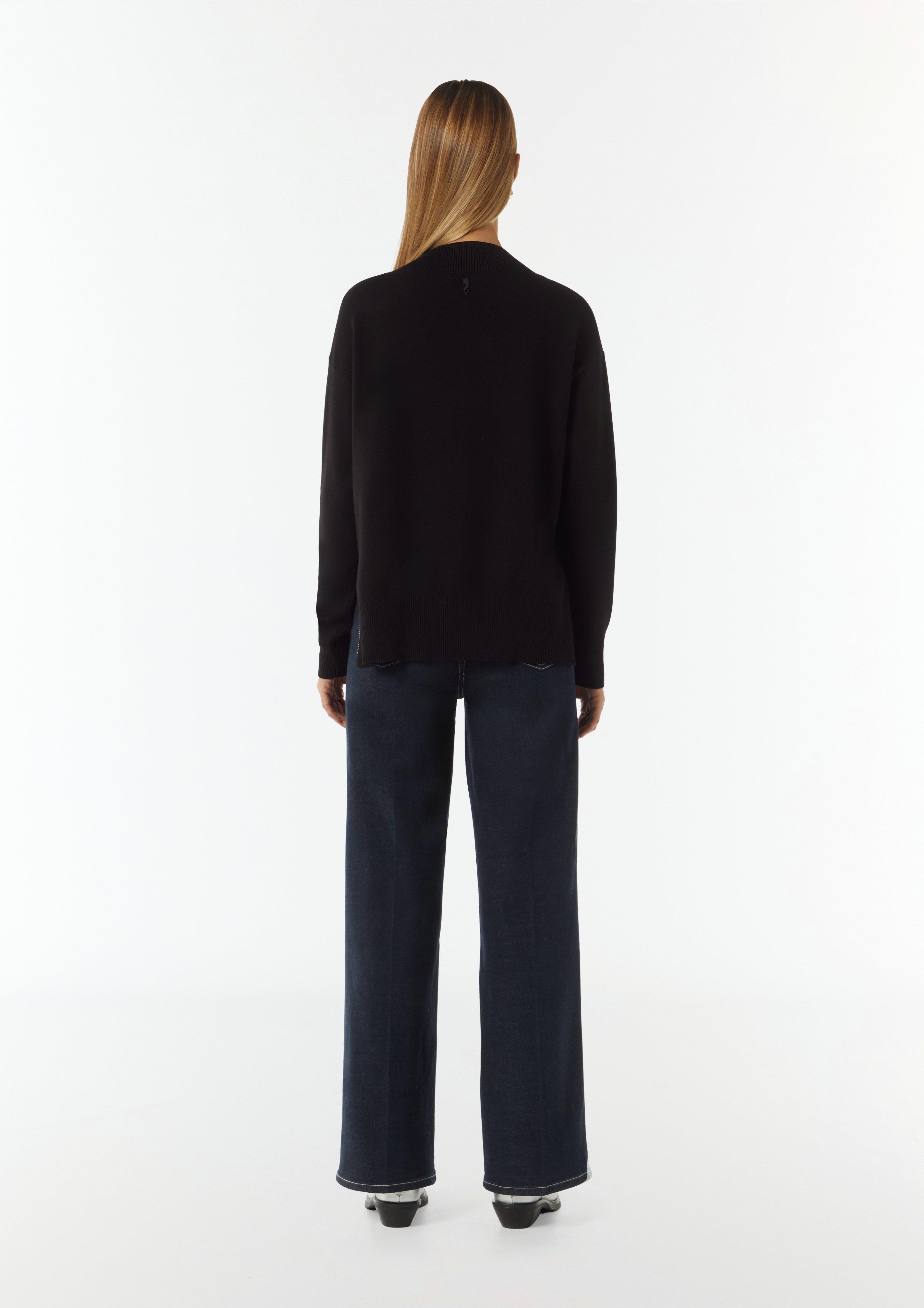Strickpullover - schwarz