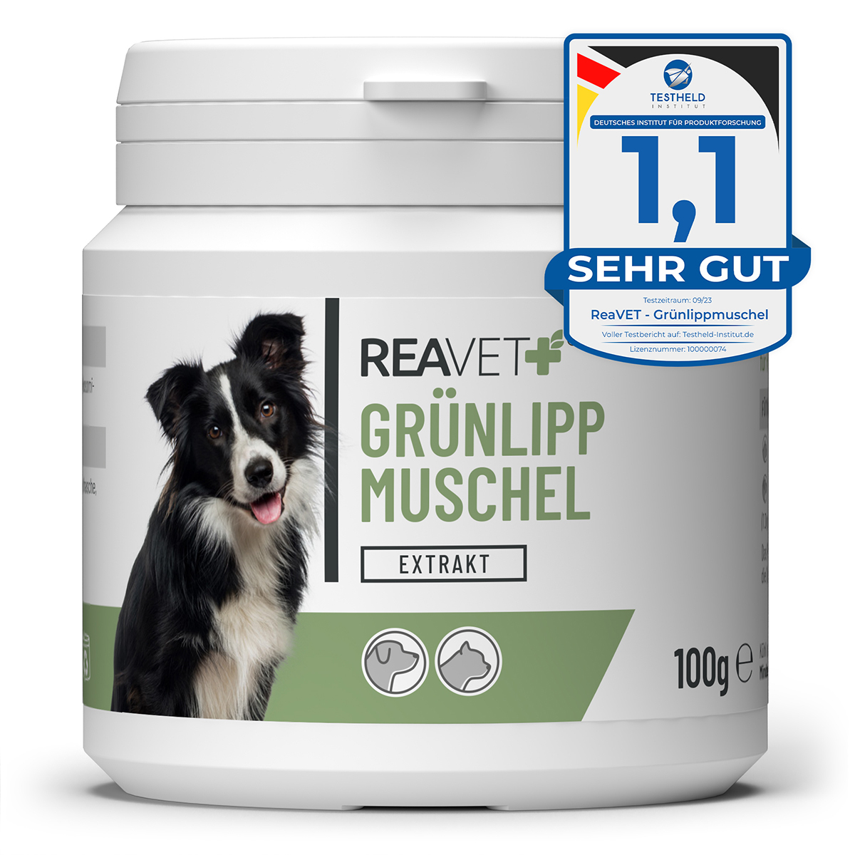 REAVET Ergänzungsfutter & Aufzucht REAVET Grünlippmuschel Extrakt 100g