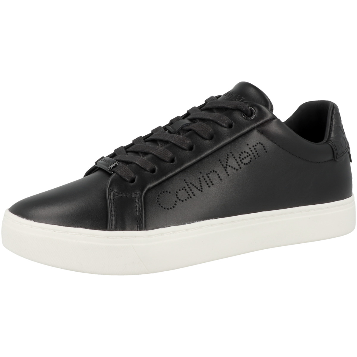 Calvin Klein Cupsole Lace Up Perf Sneaker Low schwarz