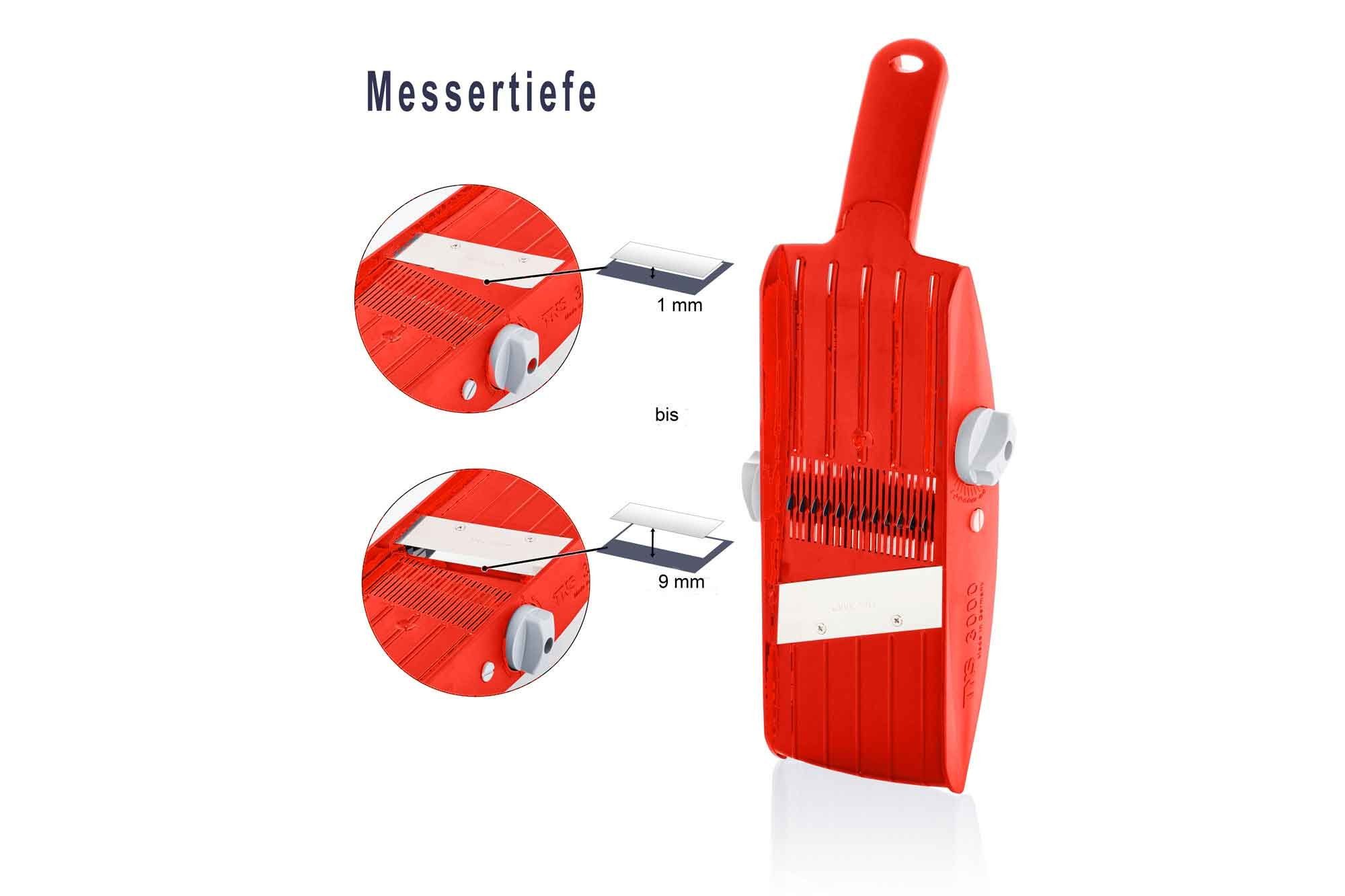 TNS 3000 Gemüsehobel TNS 3000 GEMÜSEHOBEL Multireibe, Gurkenhobel, Julienne Schneider 