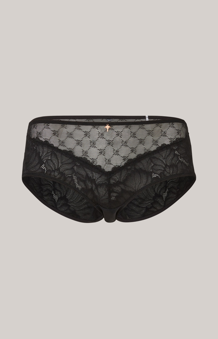 Hipster aus Spitze in Schwarz