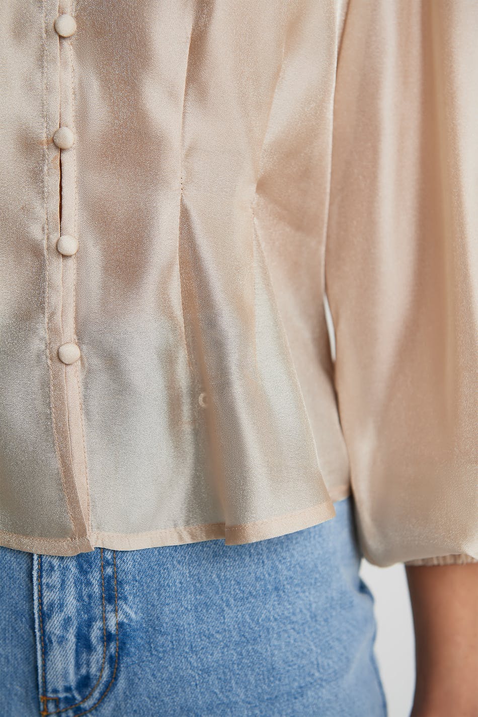 Abby organza blouse