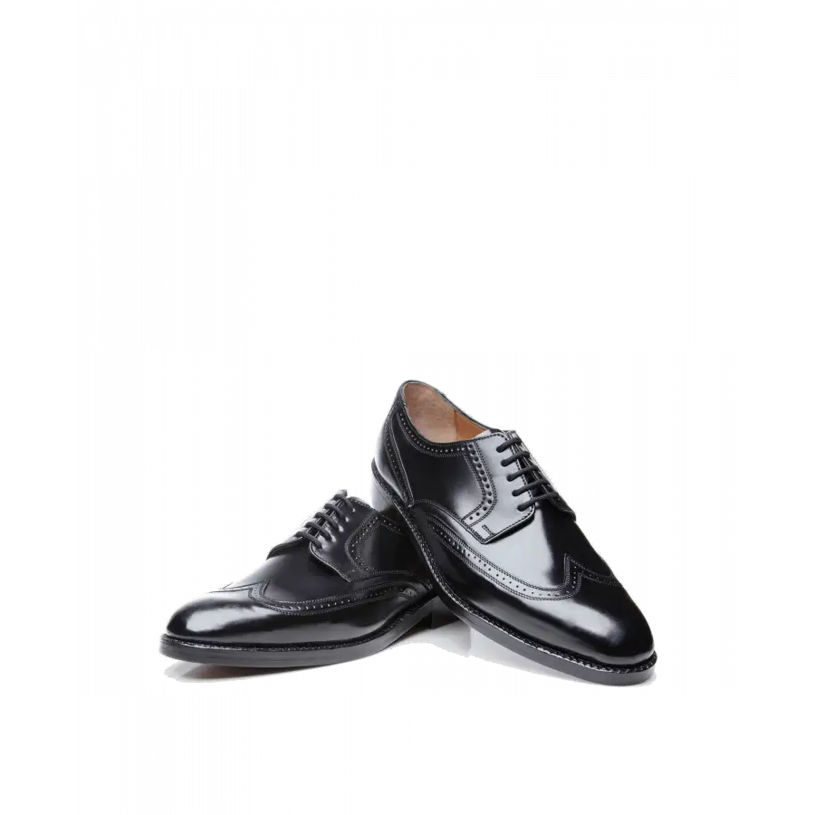 Heinrich Dinkelacker - Businessschuhe Derby LUZERN FULL-BROGUE C Cordovan - schwarz
