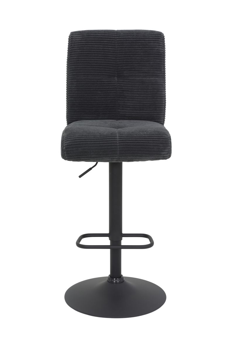 Barhocker Leni Cord Anthrazit