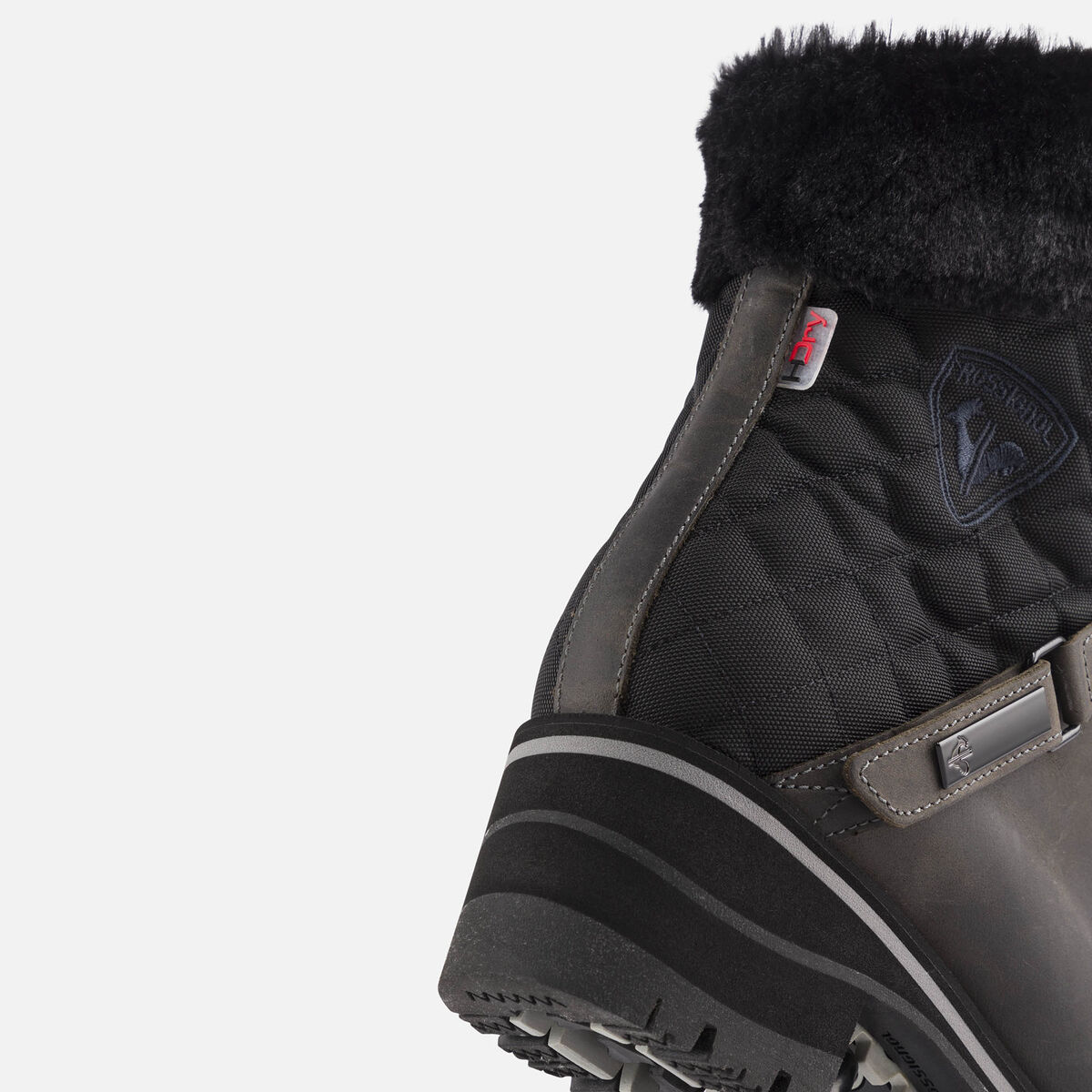 1907 Megeve Grey Wax Damenstiefel