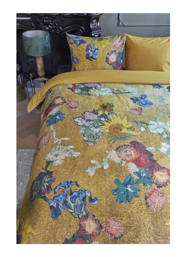 Van Gogh Museum Partout des Fleurs puuvillasatiinipussilakana - sisältää tyynyliinan