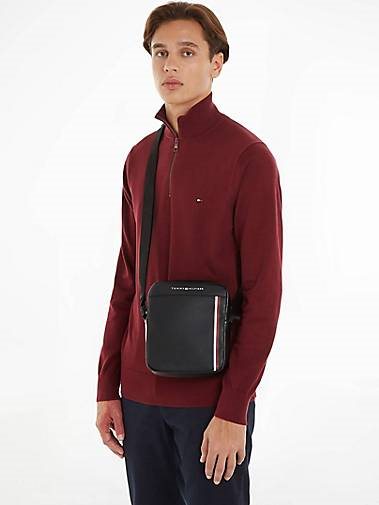 TOMMY HILFIGER Herren Umhängetasche TH PIQUE PU MINI REPORTER