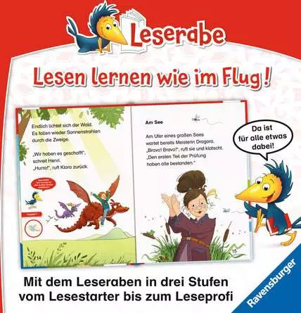 Leserabe - 1. Lesestufe: Die Drachenreiter-Schule