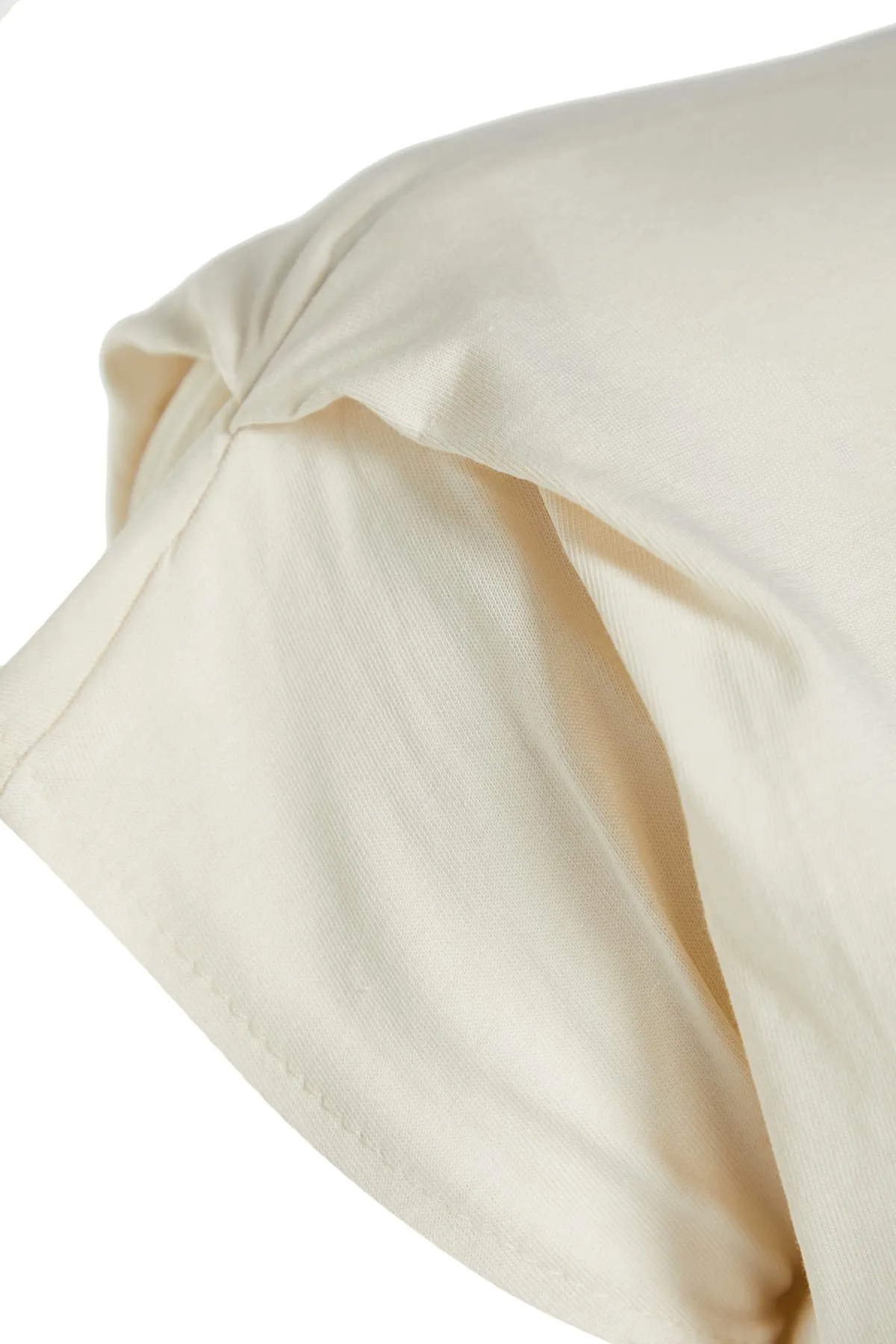 Trendyol Curve  Stone Crew Neck Sleeve Detailliertes Strick-T-Shirt TBBSS22BF0023