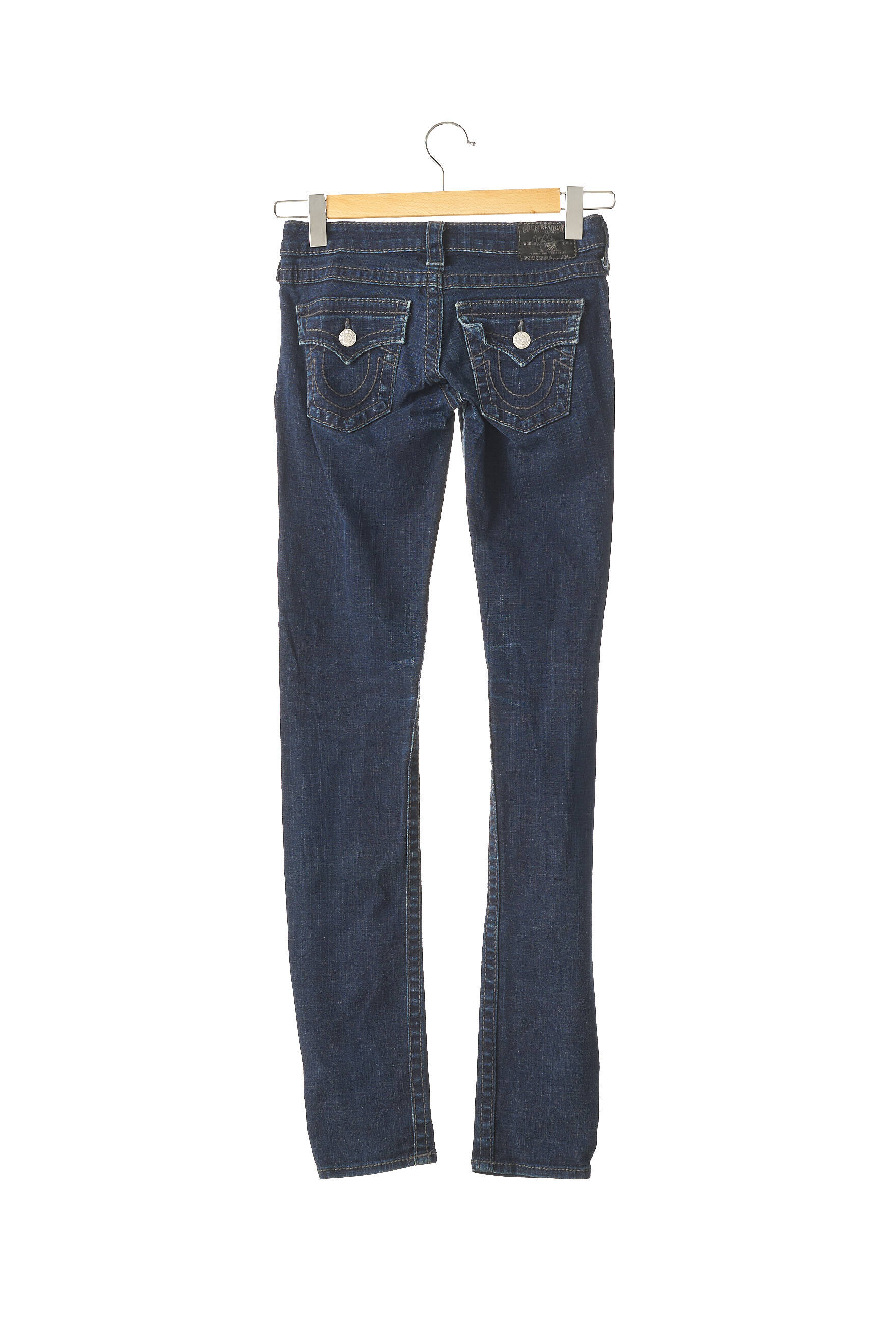 True Religion Jeans Coupe Slim Femme couleur bleu