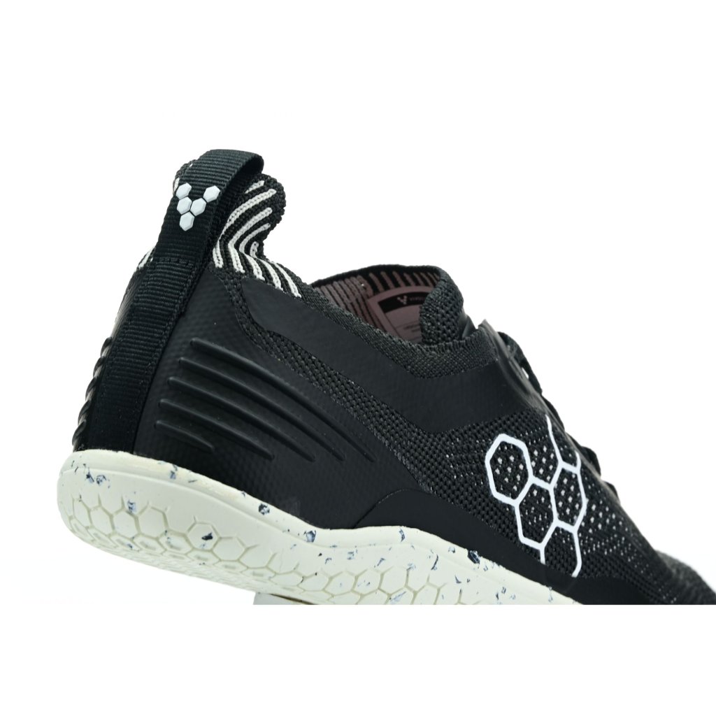 Vivobarefoot Geo Racer Knit L Obsidian Textil sportliche Barfußschuhe
